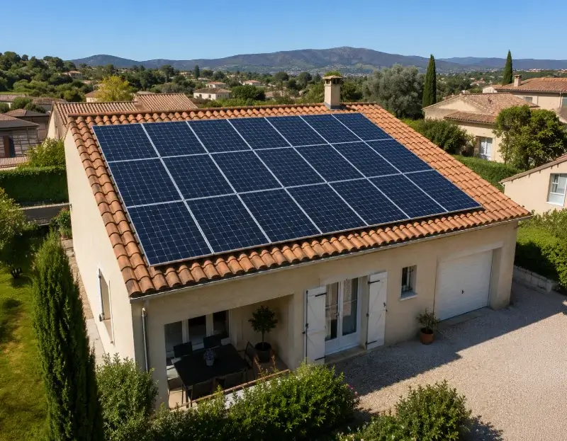 Prime à l'autoconsommation panneaux solaires Le Castellet — aide financière de l'État